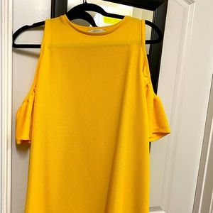 Yellow Zara dress